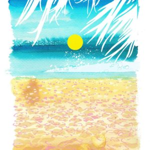 Beach illustration